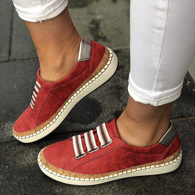 Women Athletic Slip On Sneakers Casual Outdoor Shoes